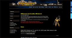 Desktop Screenshot of excalibur-miniatures.com